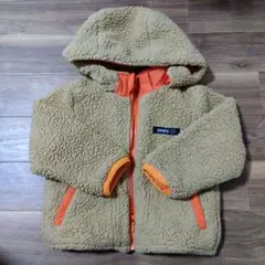 SHIPS フード付きボアジャケット　100　リバーシブル