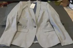 タグ付きINDIVI-912 ビジネスジャケット シングルボタン