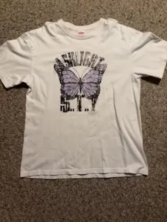 （古着）United Athle 蝶 Tシャツ ホワイト