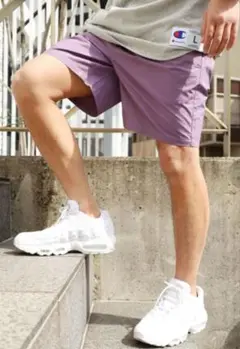 as colour パープル XL ショートパンツ