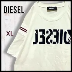 【オーバーサイズ】DIESEL ディーゼル 反転 ビッグ センターロゴ Tシャツ