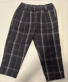 チェック柄 ロングパンツ 100センチ