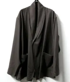 ※最終値下げ URU WOOL 1B CARDIGAN　チャコールのサムネイル