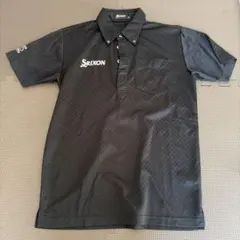Srixon ブラック ポロシャツ Sサイズ　ゴルフウェア