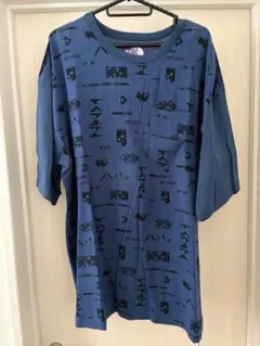 【新品タグ付】ノースフェイス パープルレーベル コンビネーションTシャツネイビーのサムネイル