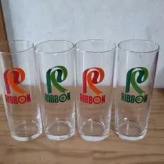 昭和レトロ リボンシトロン　サッポロビール ガラスグラス　ゾンビーグラス