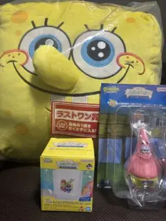 ち*い様 スポンジボブ　一番くじセット　ラストワン　パトリックフィギュア　コップ