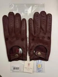 デンツ DENTS ドライビンググローブ 5-1011-WINE-BLACK-M