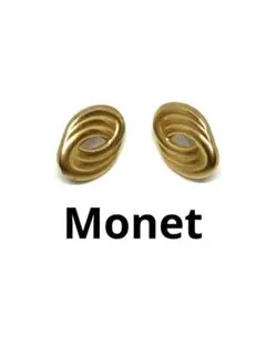 おトク値♡ Monet モネ イヤリング ゴールド ヴィンテージ クリップ式