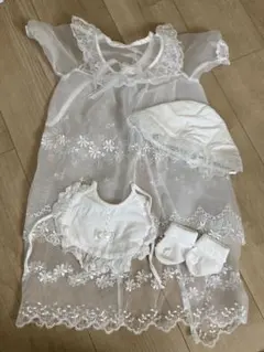 ベビードレス　他4点セット　お宮参り　お食い初め