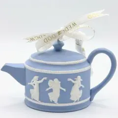 WEDGWOOD ジャスパー ホリデイ クリスマスオーナメント ティーポット型のサムネイル