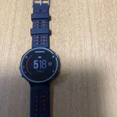 GARMIN 230J ブラック デジタルウォッチ⭐︎説明書、充電コード付きのサムネイル
