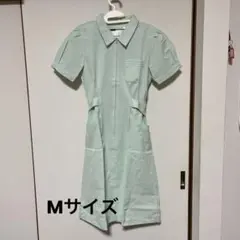 介護　医療　看護　ナース服　ミントグリーンMナガイレーベンのサムネイル