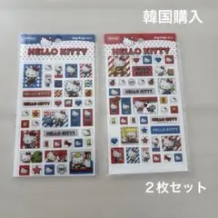 新品 韓国 サンリオ ハローキティ ぷっくりシール　エポキシシール　海外正規品