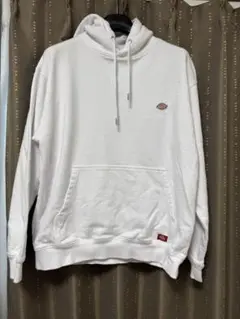 Dickies ホワイト パーカー Lサイズ