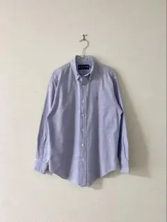 ラルフローレン レディース オックスフォードシャツ S相当 サックスブルー