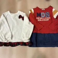 DOUBLE.B 長袖トップス90サイズ ミキハウス　西松屋　100 チェック