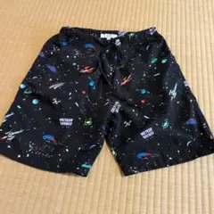 GLOBAL WORK 宇宙柄 ハーフパンツ 150