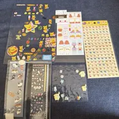 平成レトロ シール ステッカー まとめ売り ぷっくり 立体 ディズニー