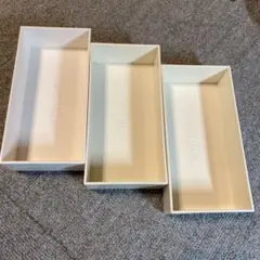 ケユカKEYUKAホワイト収納ボックス 8x16cm