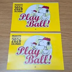 AOKI スヌーピー 2026年 壁掛けカレンダー