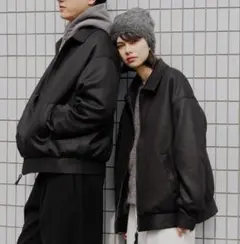 SENSE OF PLACE ツイルスエードタッチZIPブルゾン