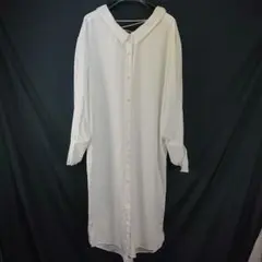 a726 MURUA/ムルーア バックオープンシャツワンピース