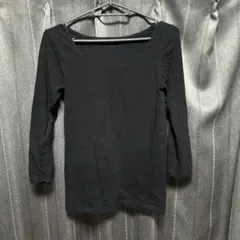 無印　あったか　インナー　ブラック