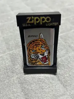 ZIPPO タイガー 虎 月夜 オイル ライター ジッポー USA製 - メルカリ