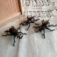 龍文堂安之介　銅製甲虫　3個　7cm 龍文堂安之介 銅製甲虫 3個 7cm - メルカリ