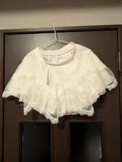 TRALALA フレアミニスカート ホワイト 0サイズ商品未使用品タグ付きのサムネイル