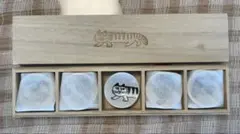 新品　リサラーソン　陶器製箸置き5個セット