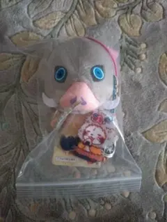 鬼滅の刃 ぬいぐるみ・マスコット 嘴平伊之助（鬼滅の刃×ラスカルコラボ）