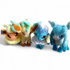 【イーブイ好きさんへおすすめ】ポケモンぬいぐるみ4点セット