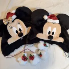 ミッキー ミニー クリスマスファンキャップ