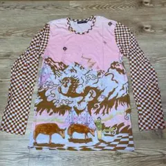 ツモリチサト TSUMORI CHISATO 綿毛混 長袖カットソー ツモリチサト ワンピース 長袖 ルームウェア 綿混(本体) レディース