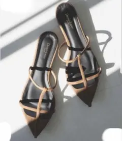 Demi-Luxe BEAMS ポインテッド ヌードサンダル .Mのサムネイル
