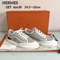 『未使用級』HERMES GET エルメス ゲット スニーカー 38のサムネイル