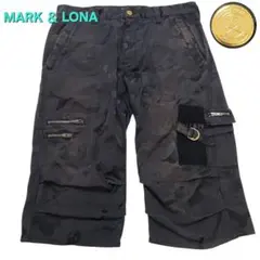 人気】MARK&LONA マークアンドロナ ハーフパンツ スカル カモフラ