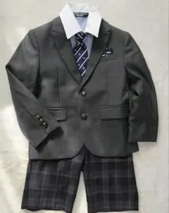 フォーマルスーツ 男の子 110 入学式 卒園式 七五三 　5点セット