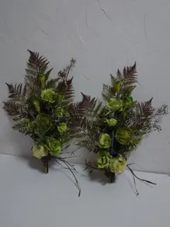【2束】造花 ブーケ フラワー flower ウエディングブーケ 植物 緑