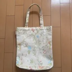 LAURA ASHLEY 花柄ビニールトートバッグ