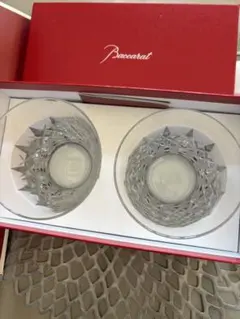 開運2025 Baccarat カットクリスタル ロックグラス 2個セット