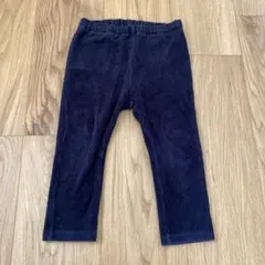 ベビー コーデュロイ パンツ ネイビー　90 無印良品