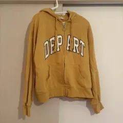 COLZA ジップアップパーカー イエロー L