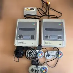 ジャンク　スーパーファミコン　本体2個　周辺機器