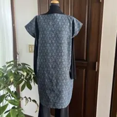 着物リメイク　ロングチュニック