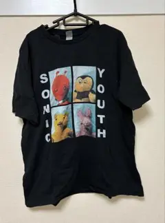 Sonic Youth 黒 Tシャツ XL