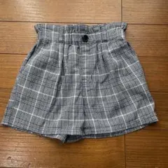 グレー系チェックハーフパンツ