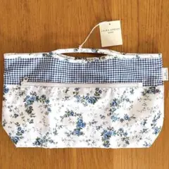 新品　LAURA ASHLEY ローラアシュレイ　花柄　バッグインバッグ